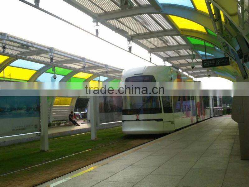 nice digital printing toughened glass tiles for exterior building different in day and night