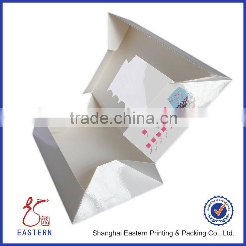 Clear plastic cupcake box