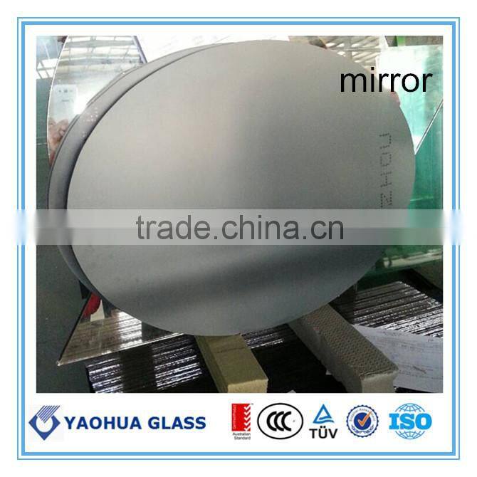 4mm 5mm 6mm Decorative Silver Glass Mirror With Clear Surface And Safety Back