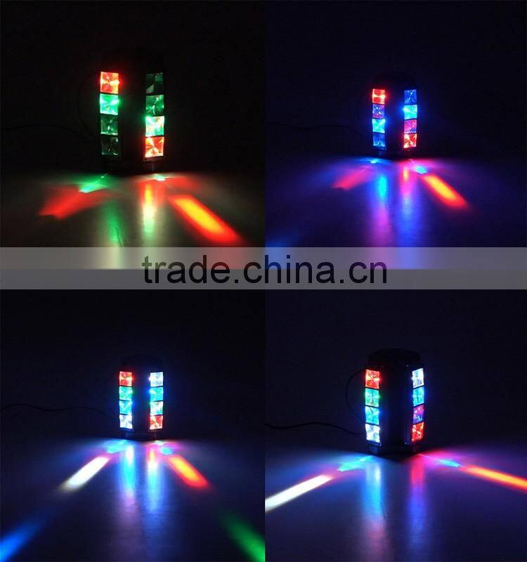 ADJ LED Narrow Beam Light RGBW 8x3w Mini LED Spider Disco Light