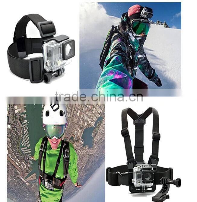 Smatree 7 in 1 Accessories Kit for Gopro Hero4 Black/Silver Hero HD 3+/3/2/1 Camera