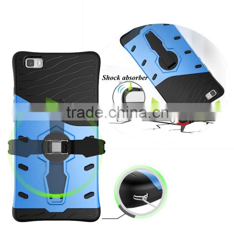 Hot Durable Armor case for Lenovo K5 Note Hybrid TPU PC Impact-resist back cover case with active kickstand