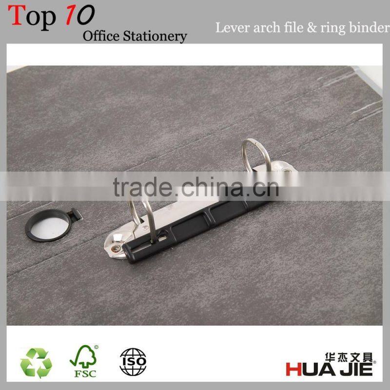 PVC cardboard lever arch file folder 2 ring binder