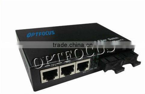 4 Port 10/100/1000M Ethernet Optical Fiber Switch
