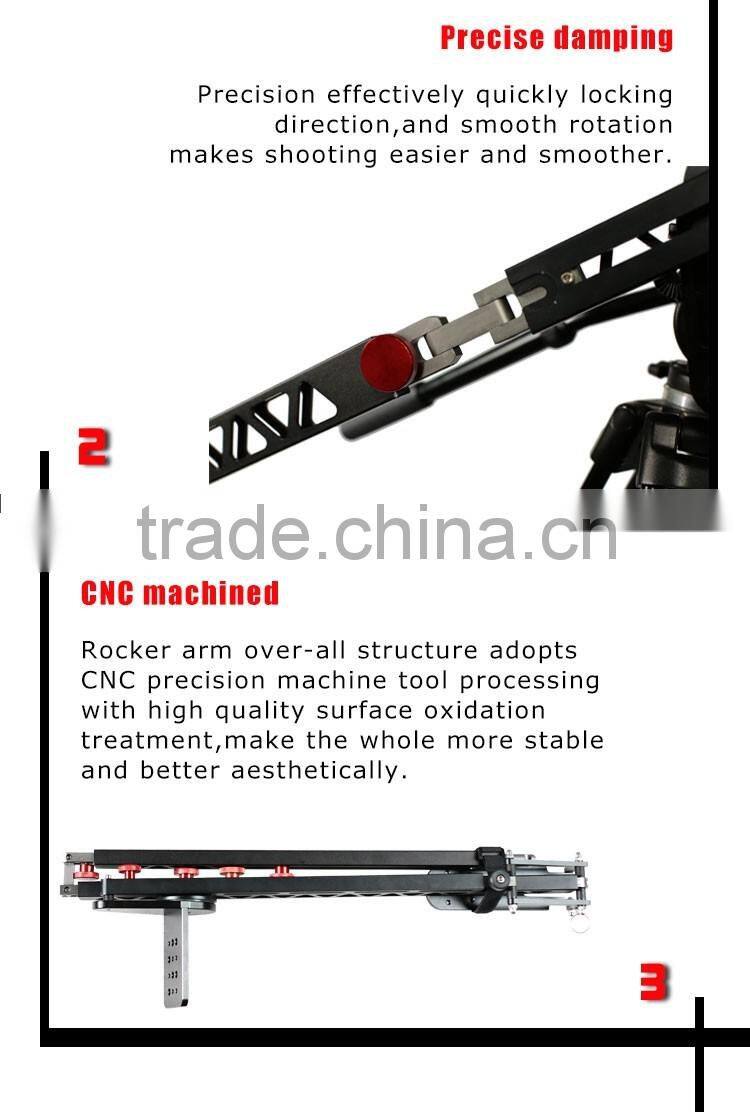 Foldable mini photography Camera Jib Crane Rocker Arm for film shooting