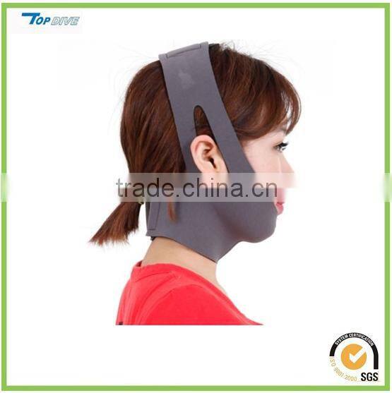 Adjustable neoprene face slimming belt