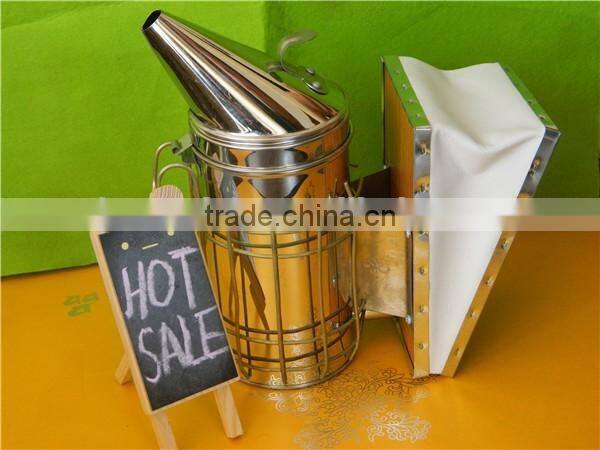 stainless steel bee smoker for beekeeping