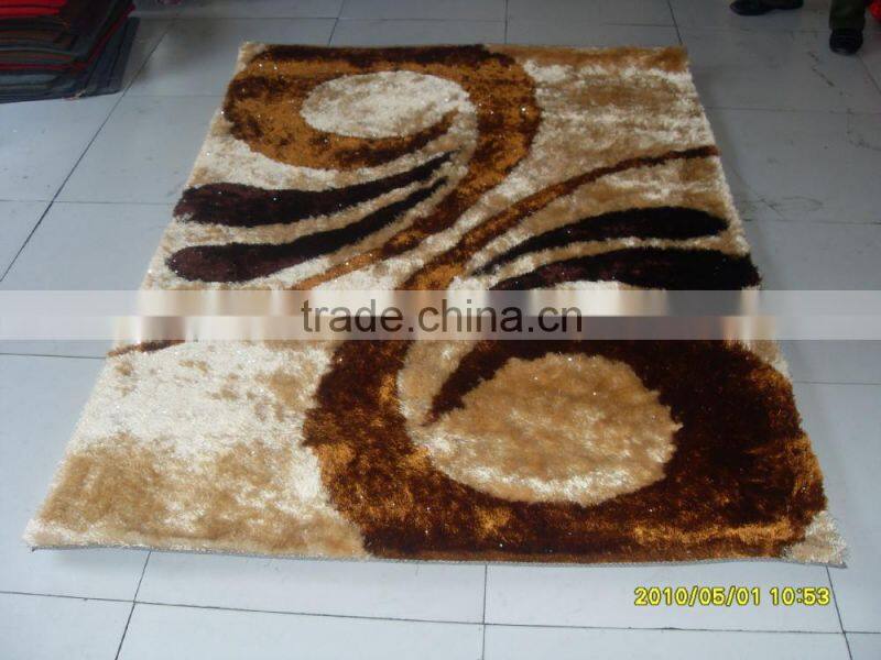 South Korea Shaggy Polyester Silk Rug Bath Mat