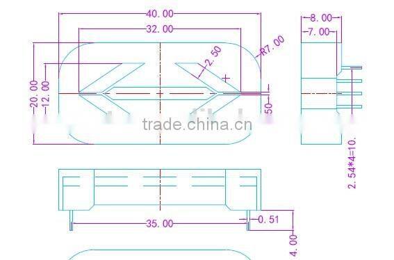 red color direction led arrow display