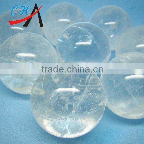 CHGEM-01 Wholesale Semi -gemstone Clear Crystal Ball Juggling Ball