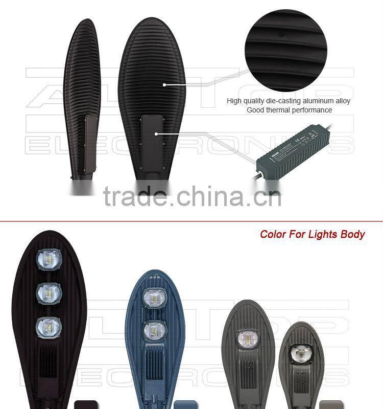 Outdoor IP67 waterproof bridgelux cob 180w high output led street light