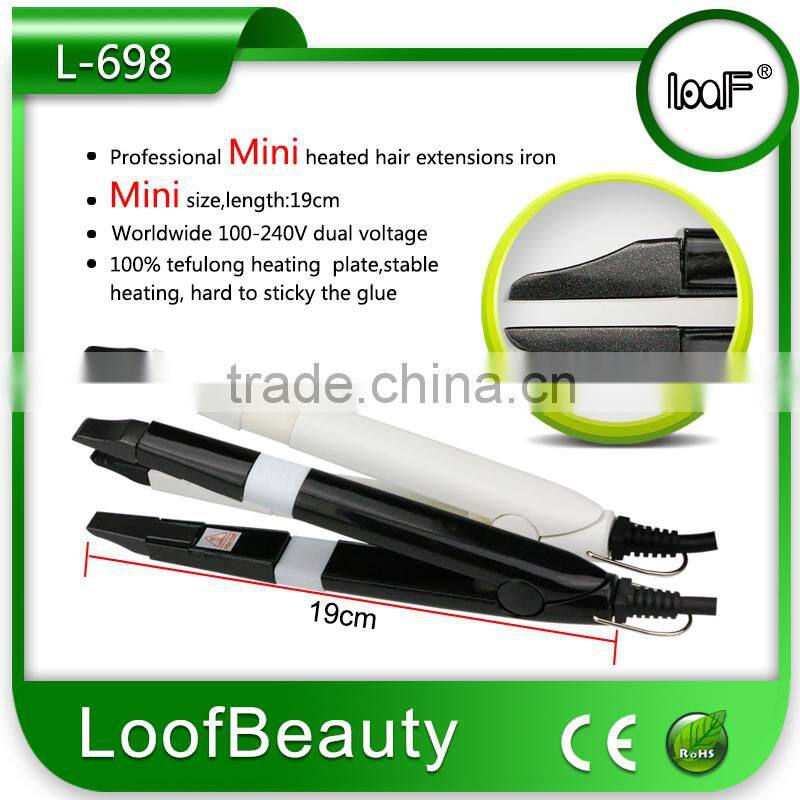 hair extensions heat fusion connector iron for U tip hair extensions