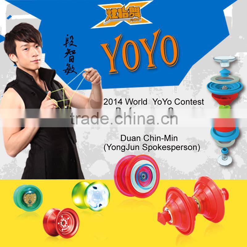 YJ Patent Design Aluminum Professional Finger Spins Mini YOYO With Tool Yo-Yo