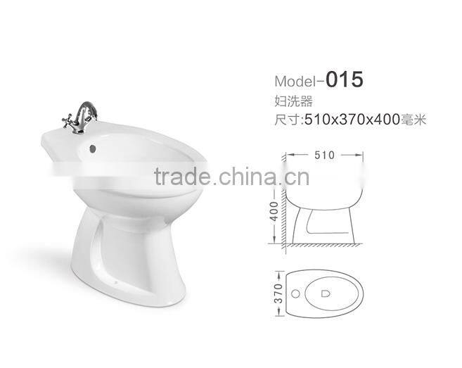 New design ceramic cheap WC bidet 015