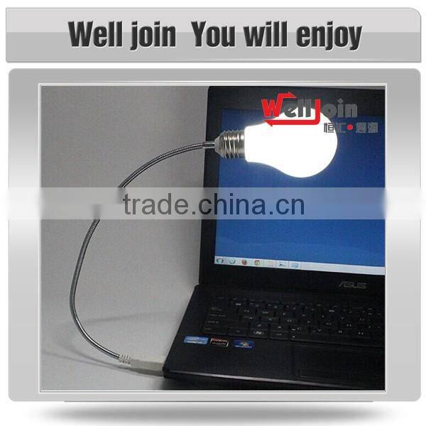 Customized portable flexible USB LED light for power bank or computer