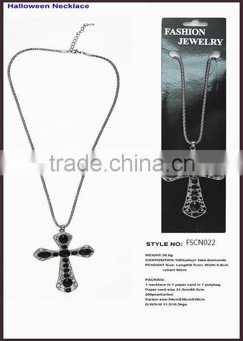 76's Chain Pendant Cross Necklace With Retail Packing