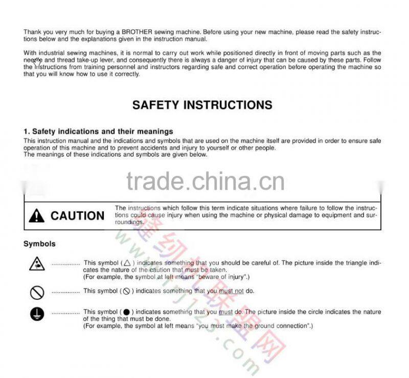 The automatic making Beltloop sewing machine, used borther ke-430B-02 electronic lockstitch beltloop bar tacker
