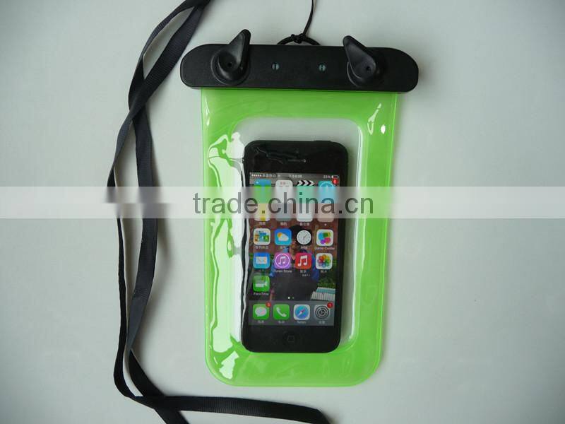 PVC cheap mobile phone waterproof bag for promotion