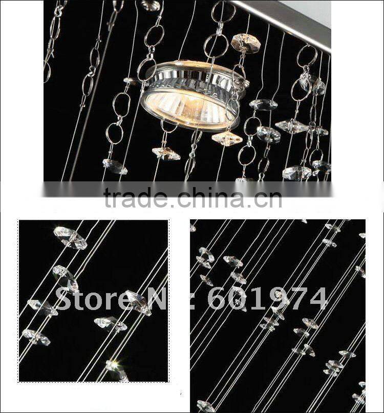 Hot selling Crystal Chandelier,Modern and simple crystal light, Crystal Ceiling Lamp,Crystal living room lamps