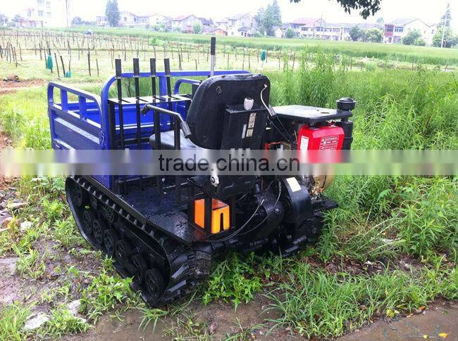1000kg diesel engine mini rubber tracked carrier