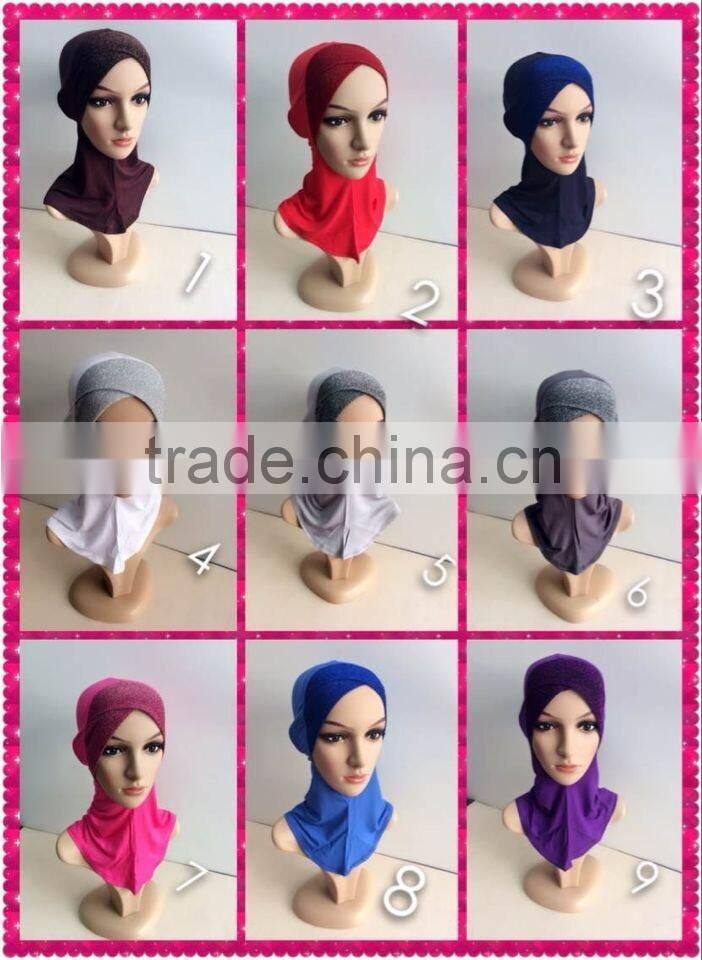 C070 new style cross ninja inner underscarf with shiny front