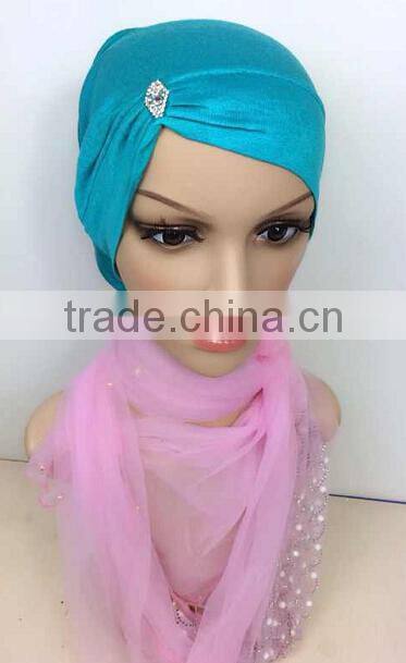C065 new style jersey elastic tube underscarf,muslim scarf hats
