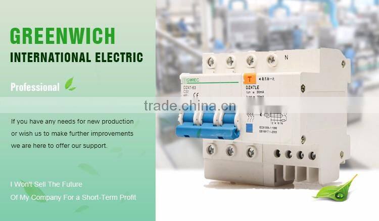 GWIEC High Quality Products Dz47-63 Single Pole Miniature Circuit Breaker Mcb 16 Amp 1P