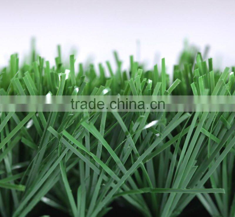 Chinese artificial grass for soccer football and athletic venues sand and green granules included