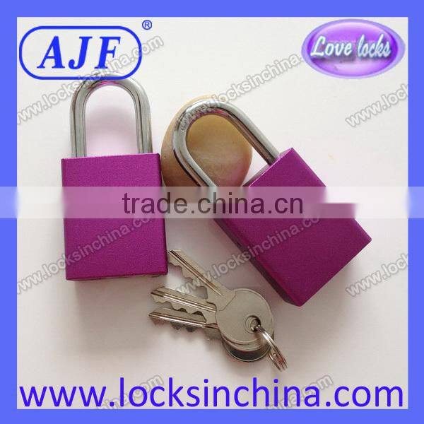 AJF high quality The noble and elegant student's purple fuchsia padlock