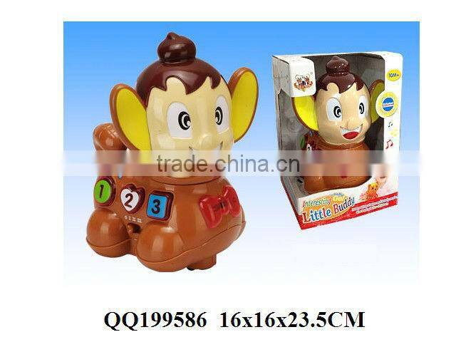 Plastic B/O bump & go bee toy