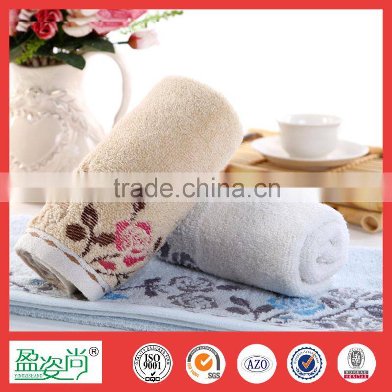 100% cotton face towel factory in China