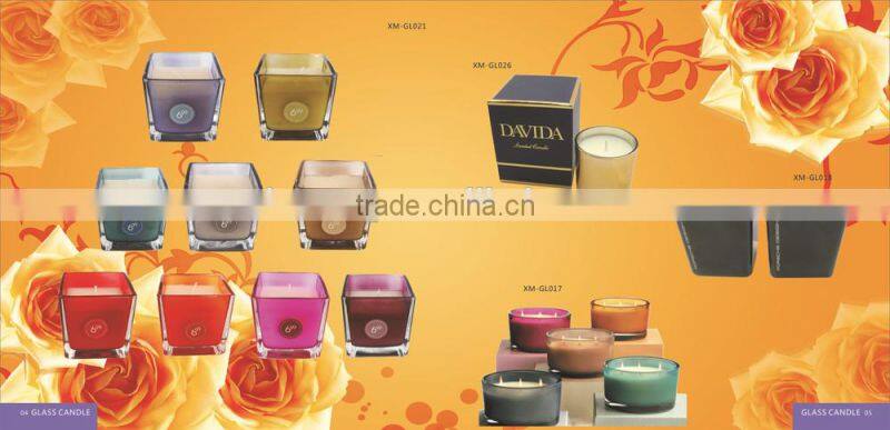 Wholesale tin box round scented candles natural soy wax tin candle 6*4cm Height XM-T005