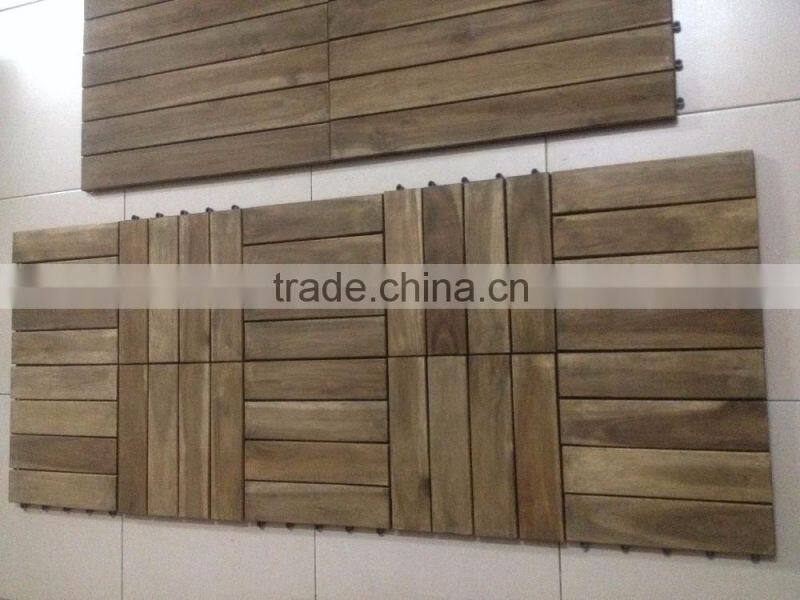 Outdoor decking, wood tiles, DIY tiles, wood flooring