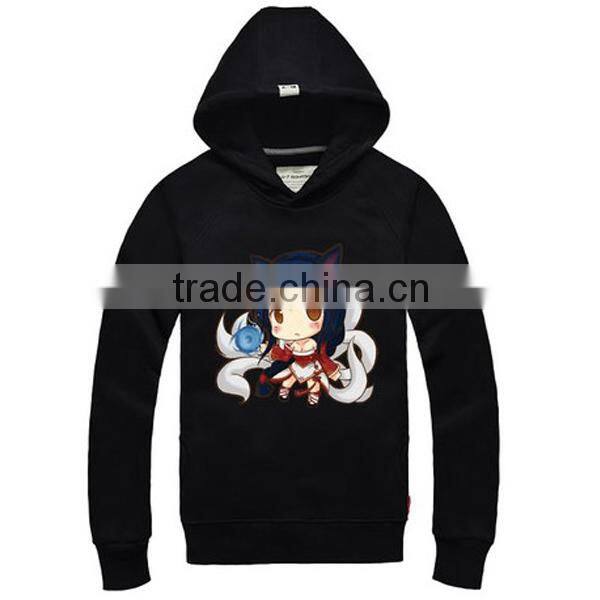 plain warm girls winter hoodies OEM(YCH-B0151)