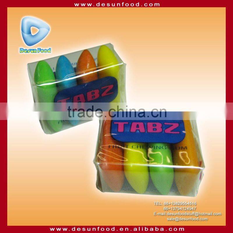 4pcs pack fashion fruit chewing gum