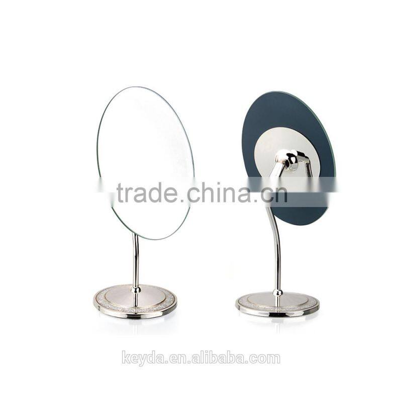 hot selling diamond glass candle holder in pairs