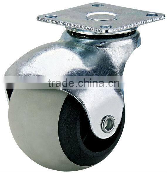 Rubber spherical wheel style caster