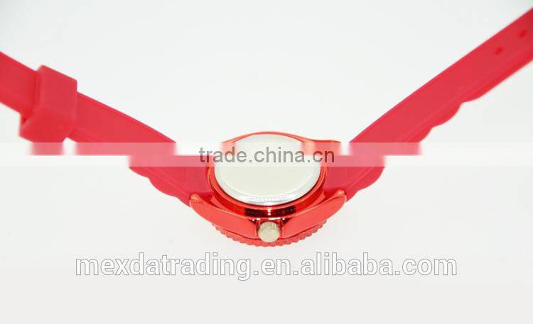 New custom fashion watches women colorful silicone starp for watches