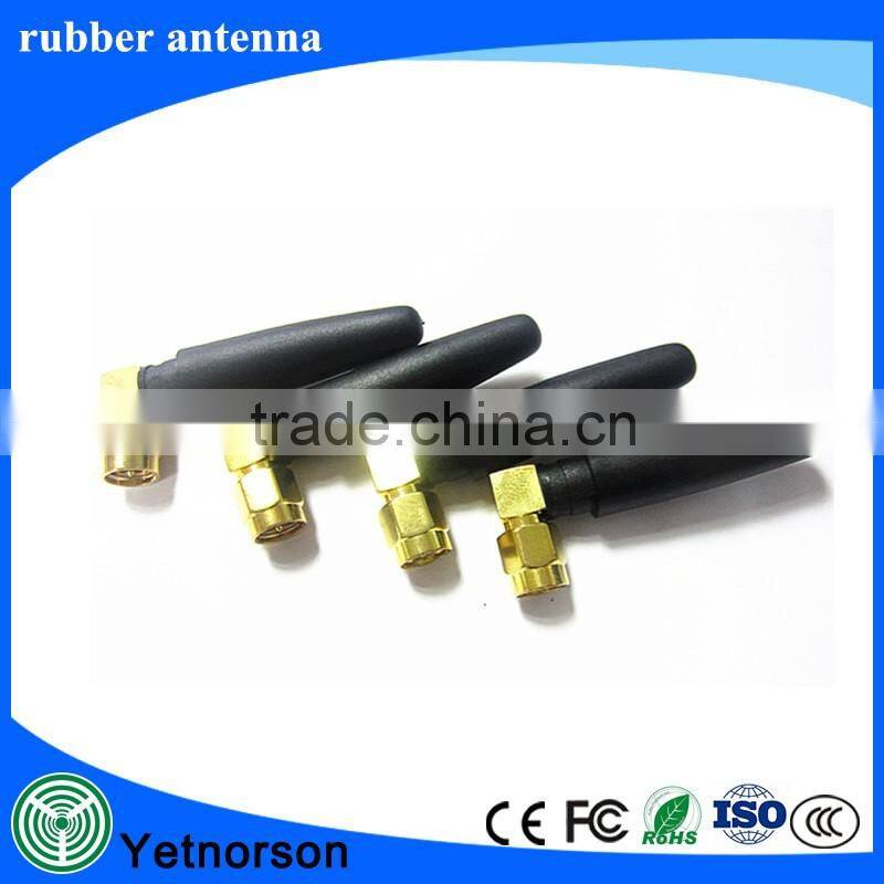 Mini 2dbi 5.0G/5.8G antenna with right angle SMA male