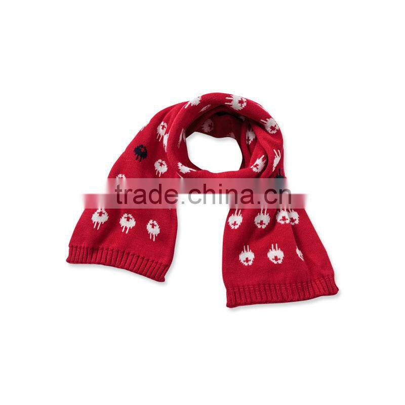 DB1818 dave bella autumn winter 100% cotton baby scarf infant christimas scarf