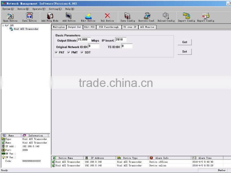 SC-1401 ASI to IP Transcoder