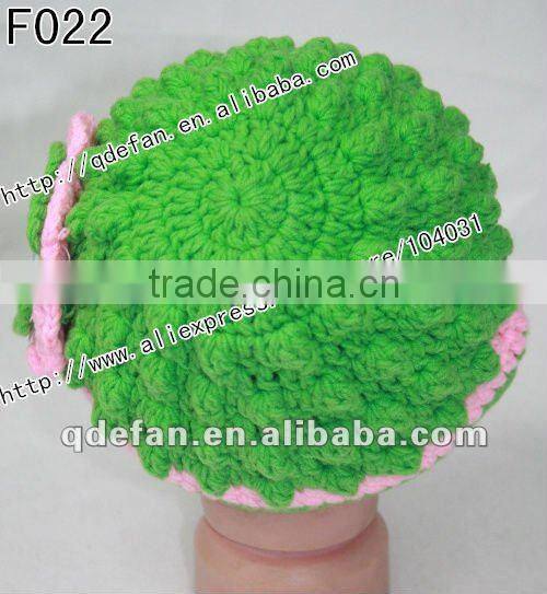 Hot sell !stylish children caps hats hand crochet baby hat knitting patterns hat cute summer hats 2012