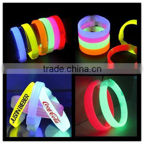 plastic glow drinking straw,9 inch glowing stick drinking straws