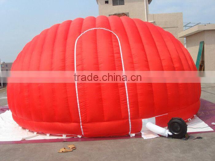 New style amazing customized durable red inflatable tent type for sale