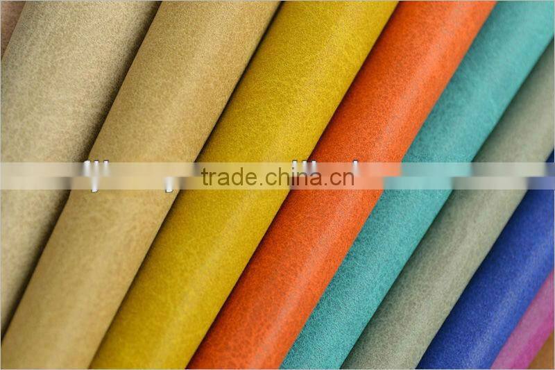 Colorful new imitation leather for book cover,shoes,bag, furniture etc