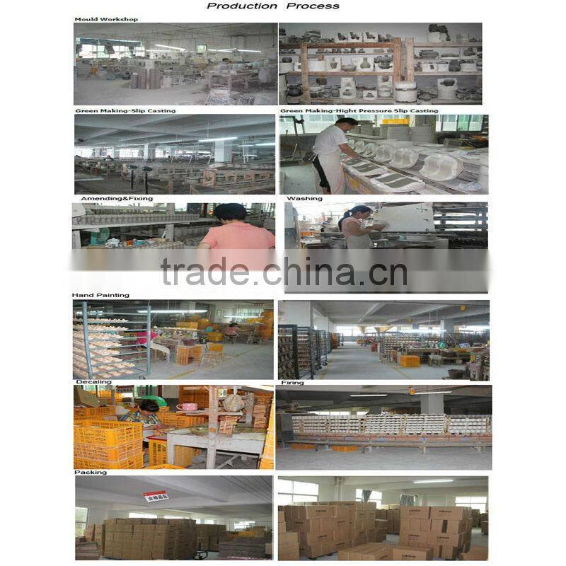 Full Win decorative high quality ceramic flower vase with heart design