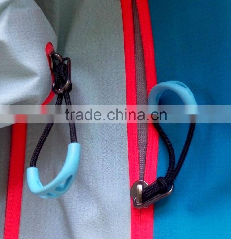 Plastic Elastic Zipper Puller for Bags