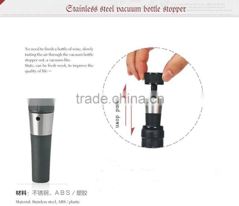 stainless steel wine cork,bottle stopper,bottle plug