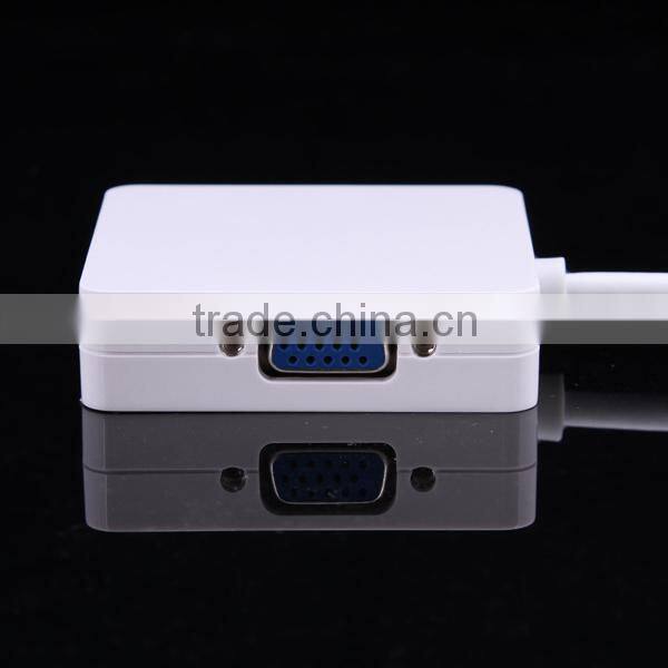 Mini Display Port Thunderbolt to DVI VGA HDMI Adapter cable