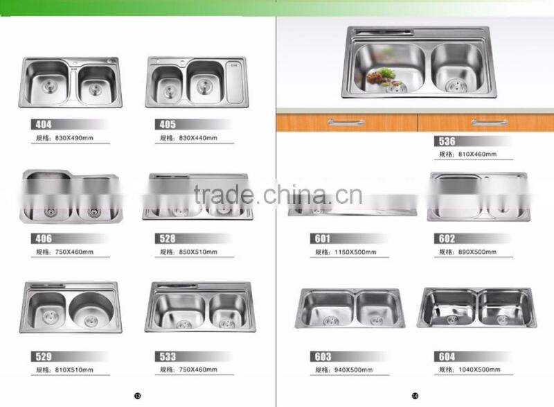 New design stainless steel 304 portable modern sink